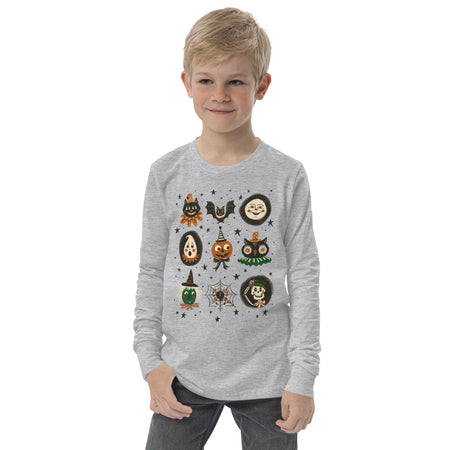 Vintage Halloween Youth long sleeve tee